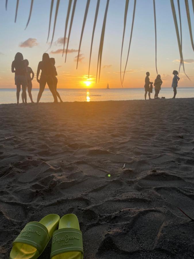 Sunset Appart, T2 Avec Vue Mer Et Plage A 1 Km Le Carbet Exterior foto